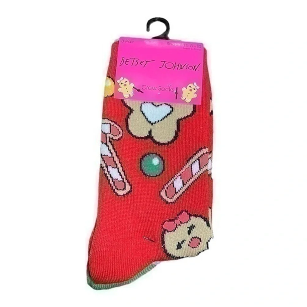 Betsey Johnson - Holiday Crew Socks